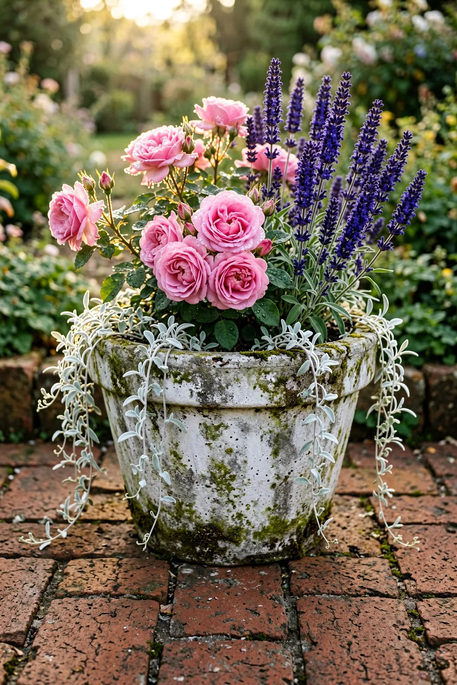 The Antique Cottage Rose Bowl