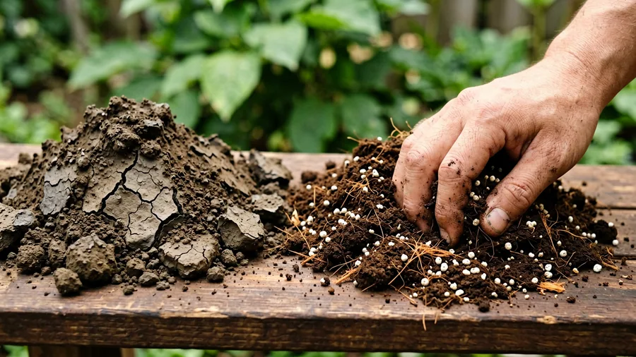 Filling Containers with Heavy In-Ground Garden Soil