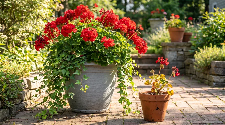 Underestimating Pot Size for Full-Grown Summer Plants
