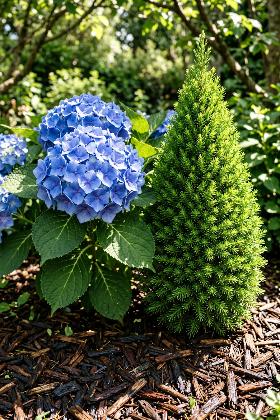 Mix with Evergreens for All-Season Structure