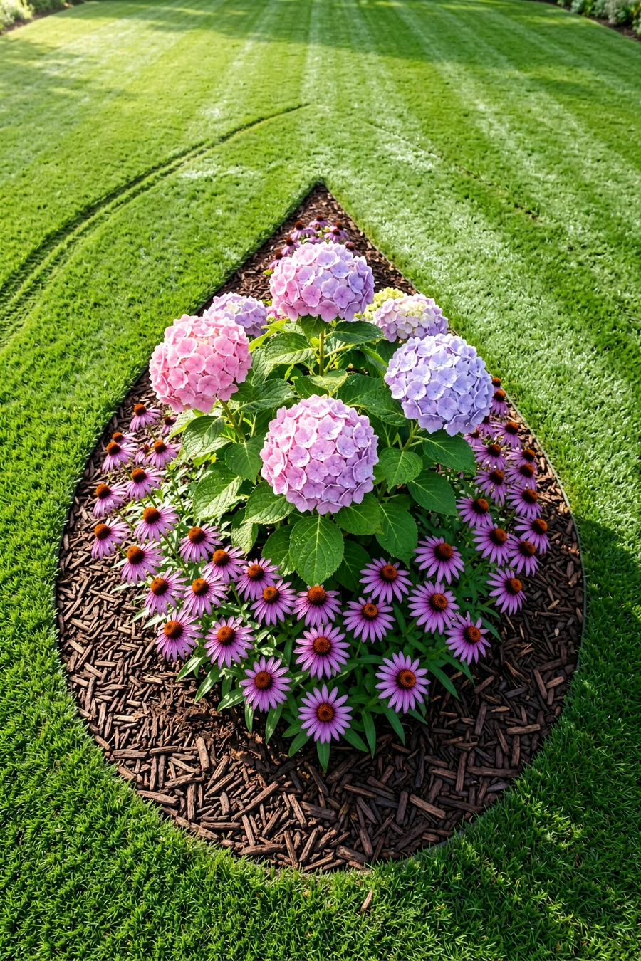 Establish a Focal Point in Island Beds