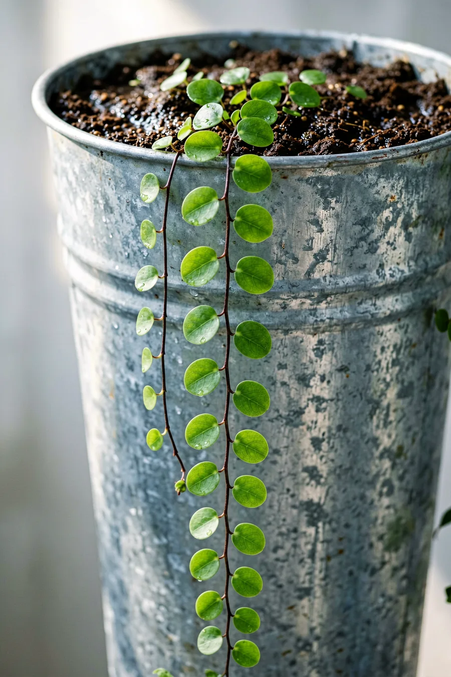Muehlenbeckia Wire Vine for Airy Spilling Movement