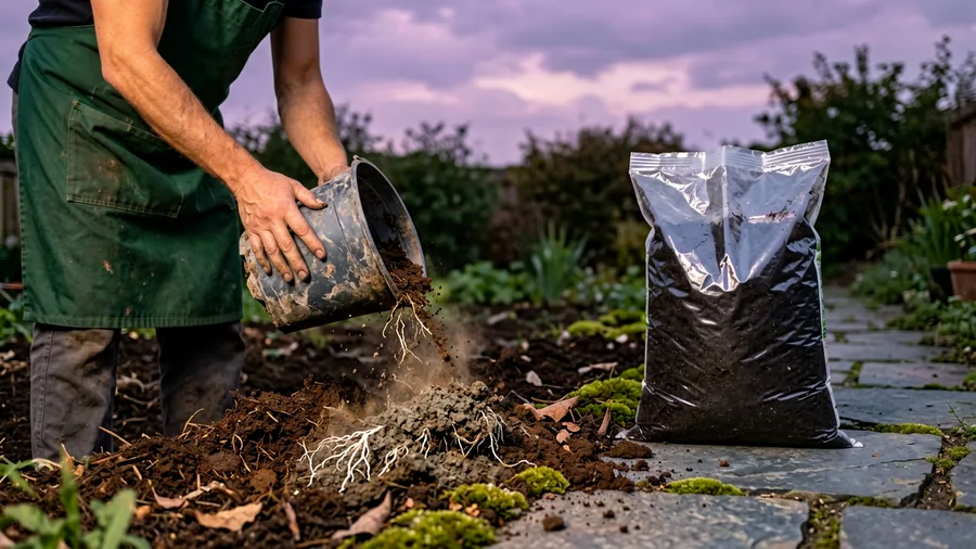 Refresh Old Soil Rather Than Reusing It Whole