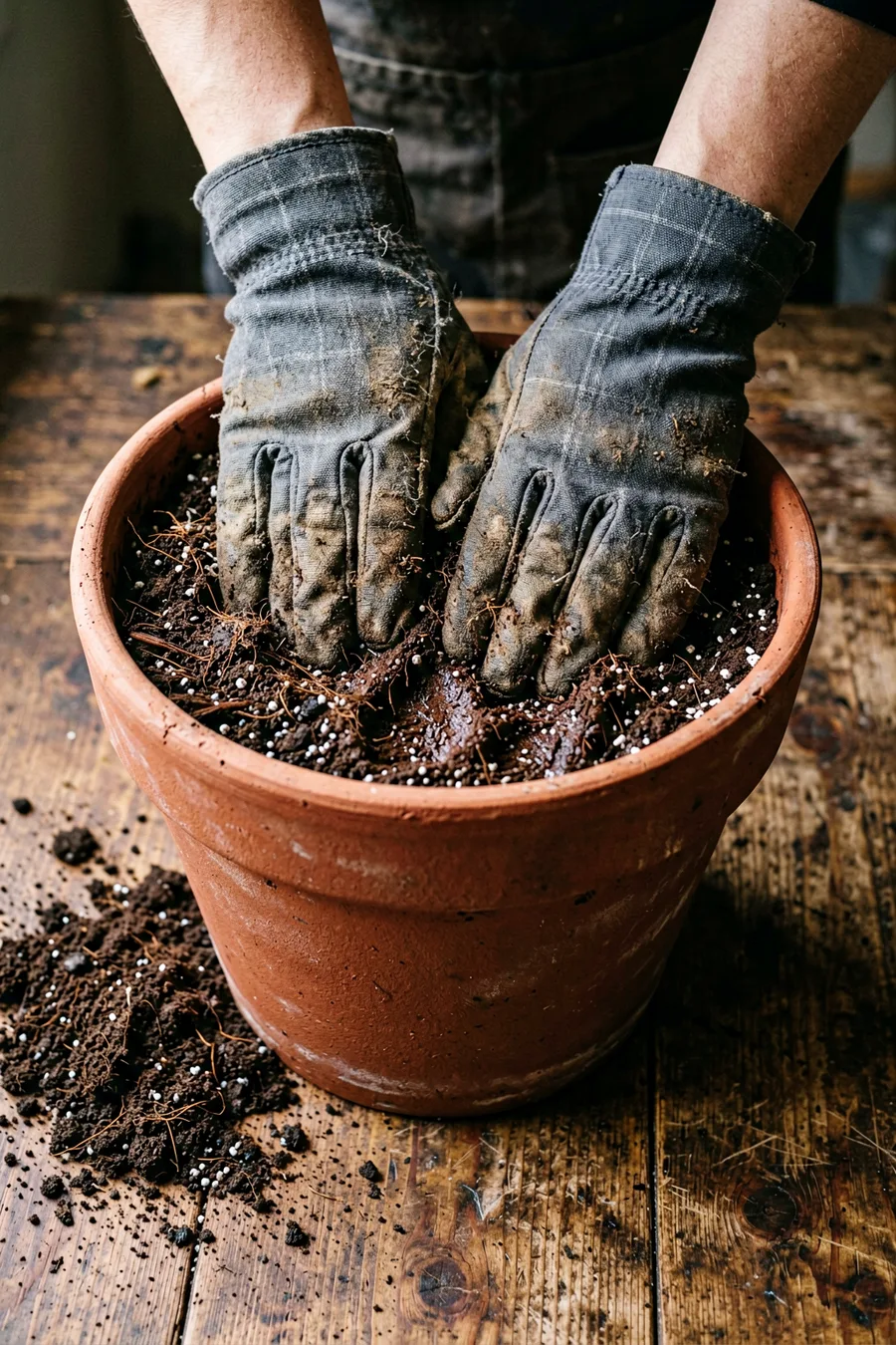 Pack the Pot with Heavy Density Potting Soil