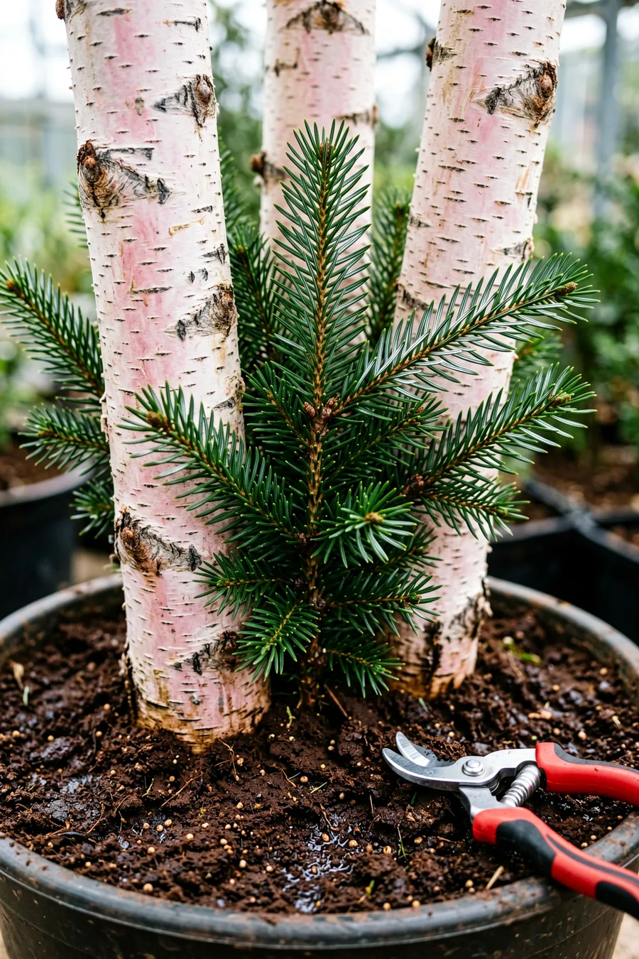 Incorporate Rigid Fraser Fir for Structure and Height