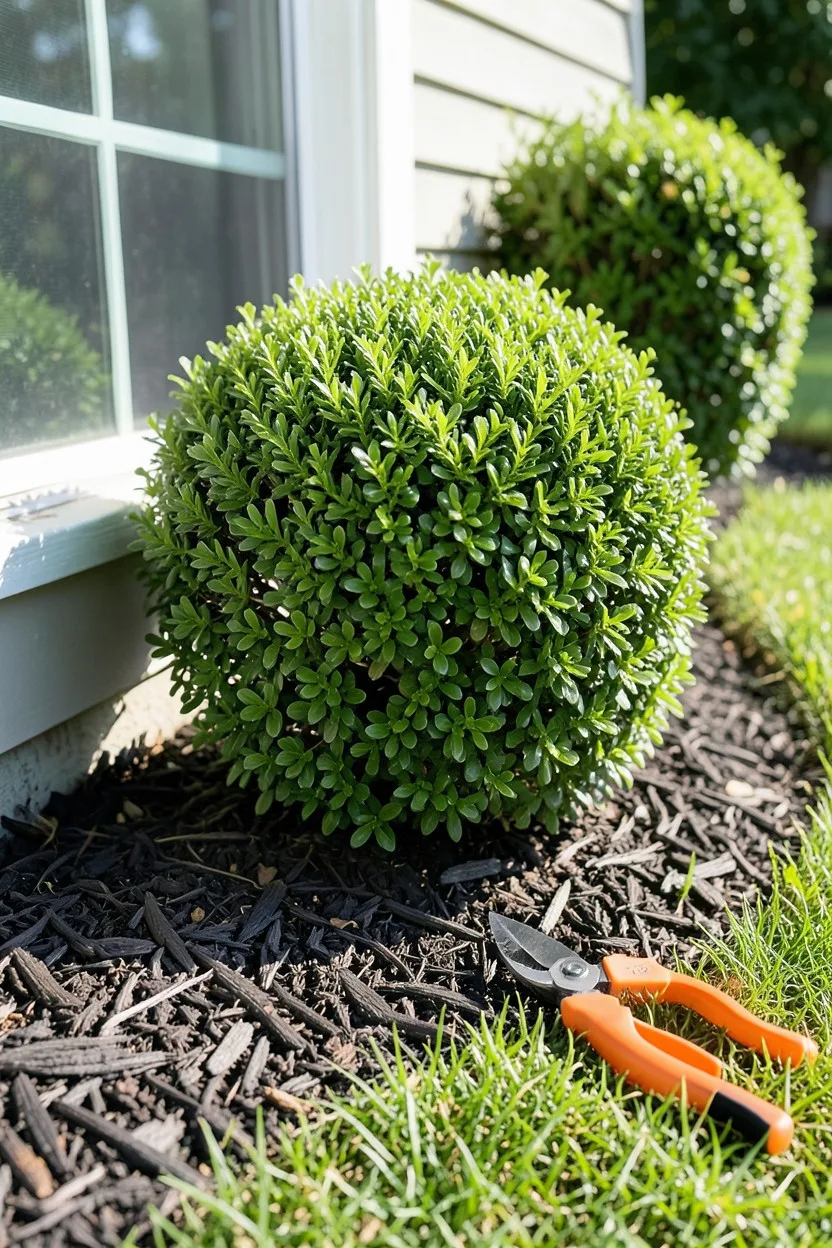 Foundation Shrub Rejuvenation and Structural Pruning