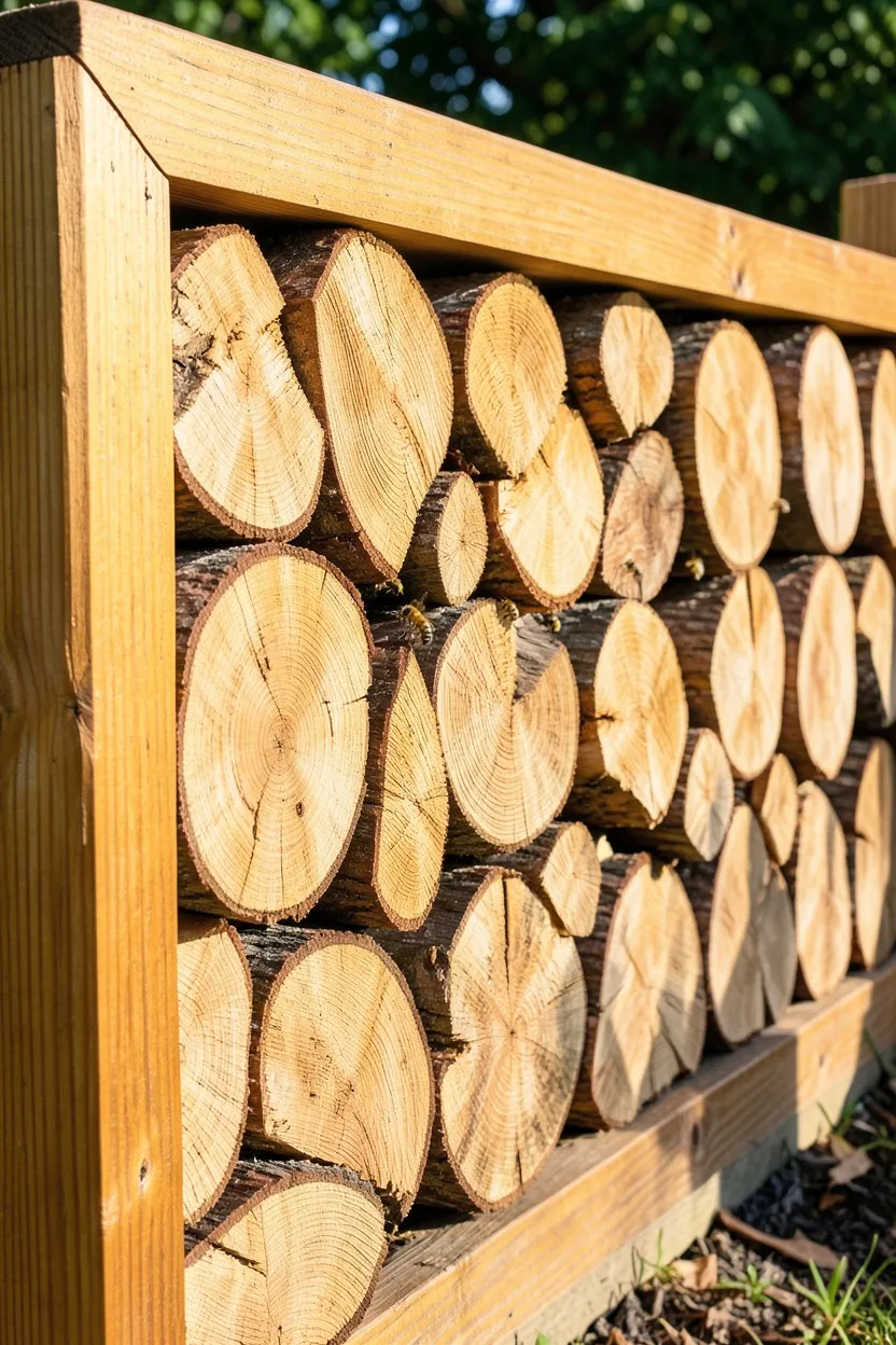 Corrugated Cordwood Stack Boundaries