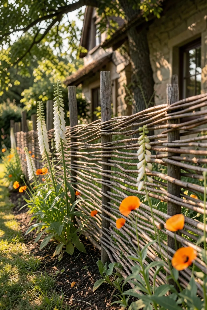 Woven Willow Hurdles
