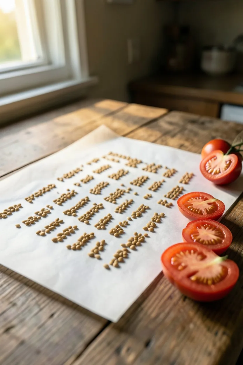 Seed Harvesting from Kitchen Scraps