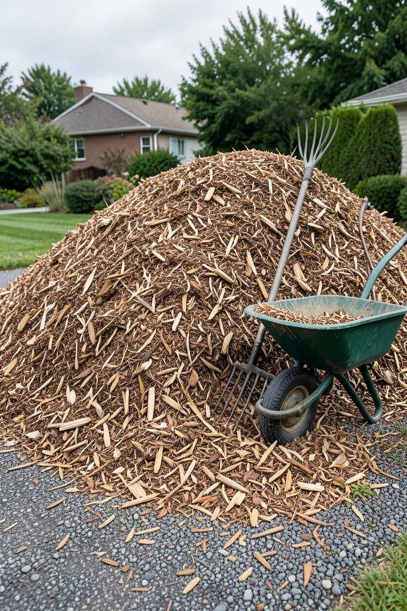 Free Wood Chip Mulch via Arborists