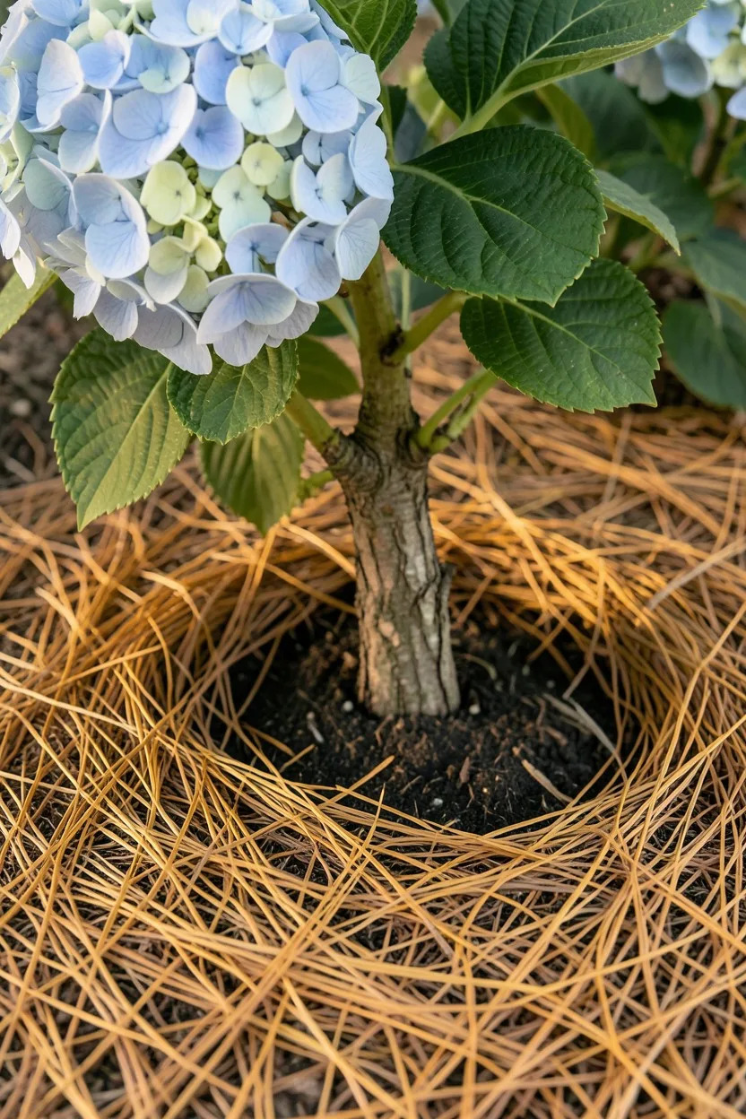 Mulch Heavily with Highly Acidic Organics