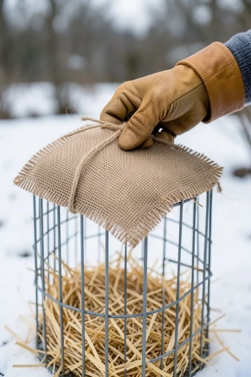 Secure the Cage Top Safely