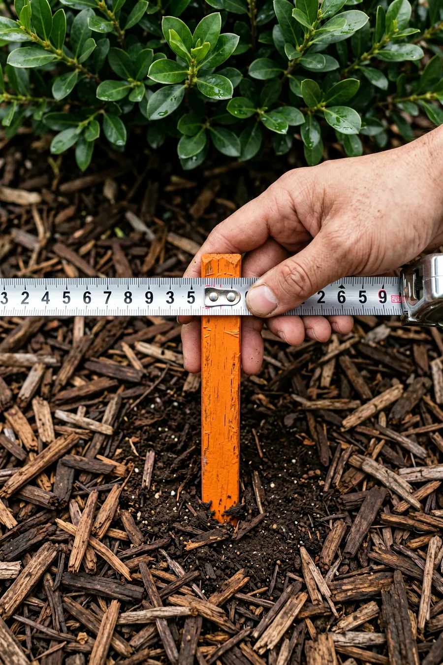 Measure and Mark Exact Planting Spaces