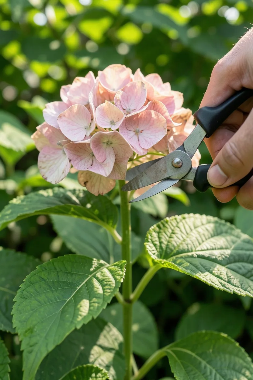 Prune Bigleaf Hydrangeas in Late Summer