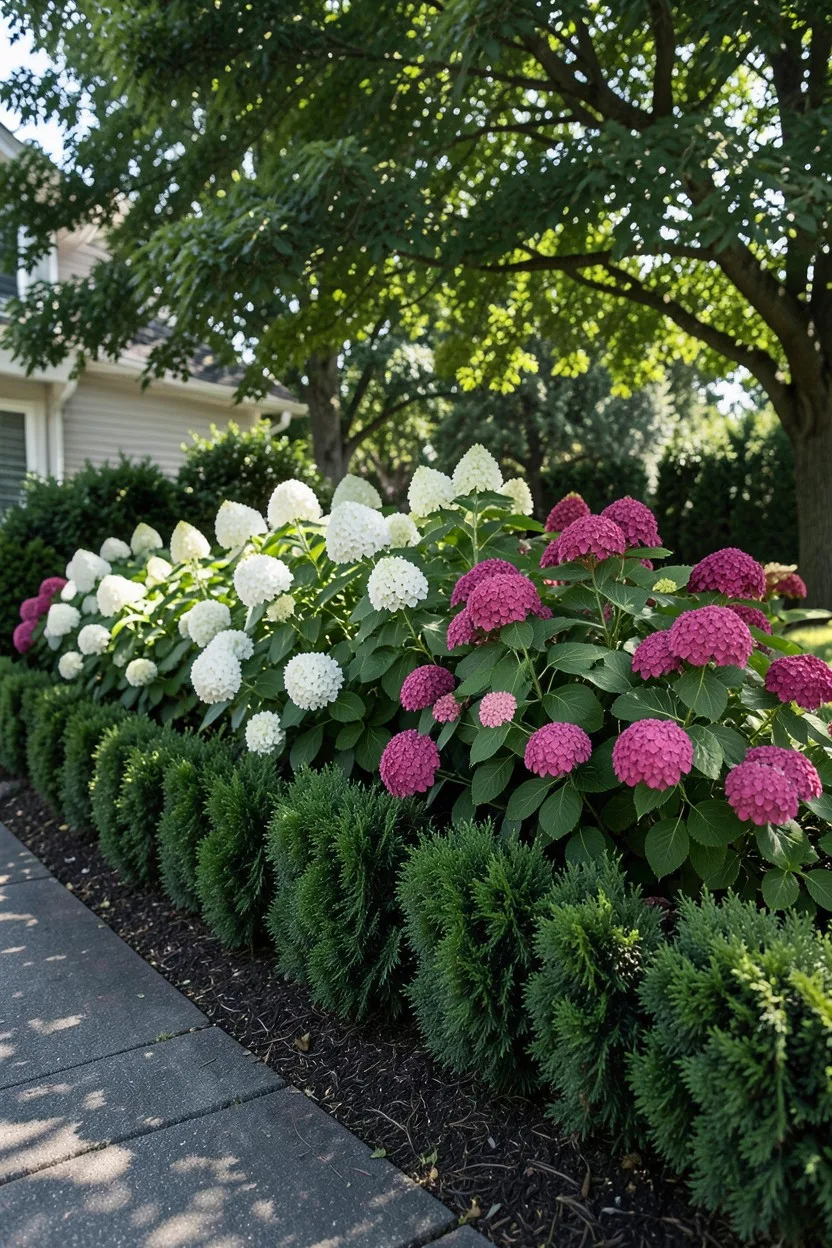 The Dappled Shade Mixed Shrub Screen