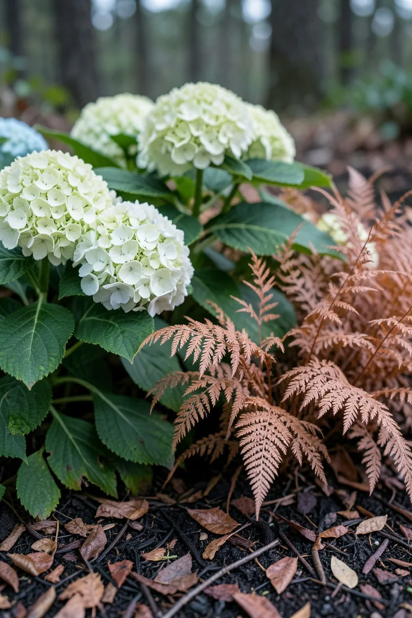 Multi-Layered Textures Using Fine-Leafed Fern Companions