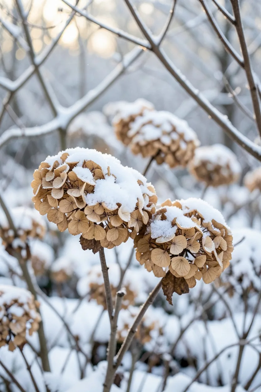 Textured Winter Interest with Dried Unique Panicles
