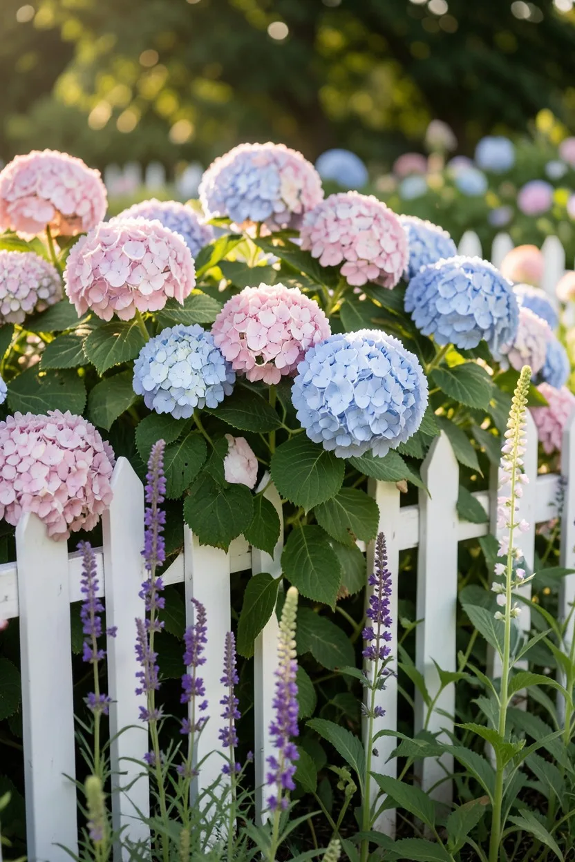 Cottage Style Softening Using Endless Summer Mopheads
