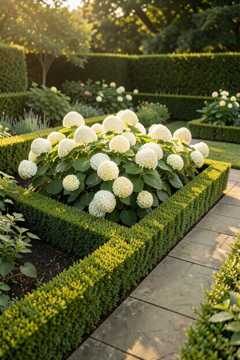 The Formal English Knot Garden Centerpiece