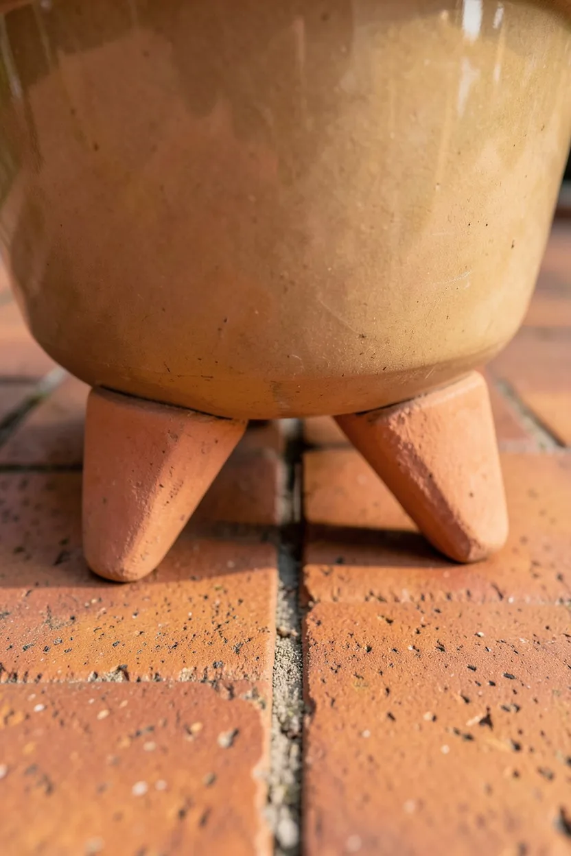 Elevate Planters to Prevent Thermal Conduction