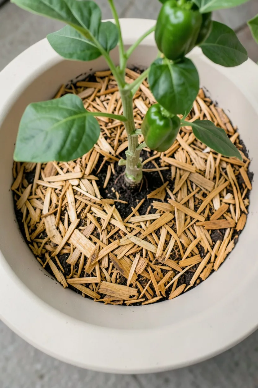Apply Mulch Layers to Reduce Soil Baking