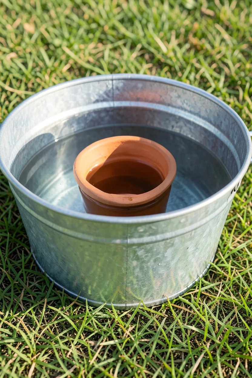 Pre-Treat Raw Clay Pots to Prevent Shock