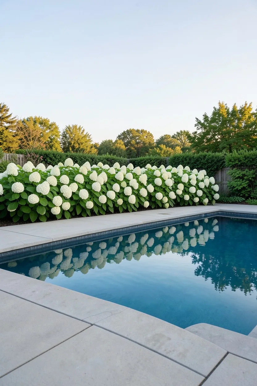 Graceful Poolside Backdrops for Cool Summer Reflections